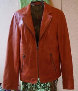 Damenlederjacke von David Moore , NY , 38 , gebraucht , nur einmal getragen - Bild 1 von 7