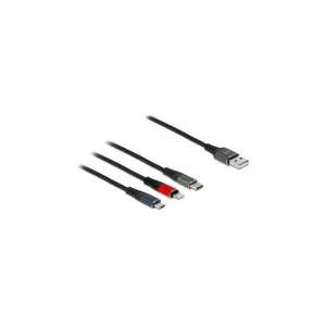 USB 3 in 1 Typ-A zu Lightning™ / Micro USB / USB Type-C™ 1 m 3-farbig - Bild 1 von 1