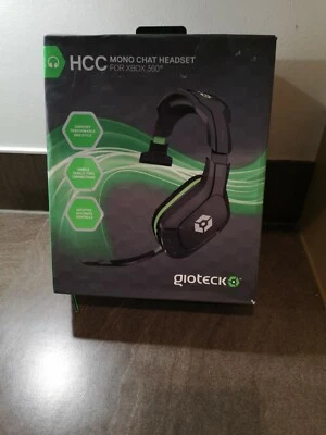 HCC Mono Chat Gaming Headset for Xbox 360 (Gioteck)  Wired Single Headphone - Image 1 of 4