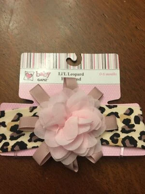 婴儿豹纹头带 - 新生儿 — 第 1/2 张图片