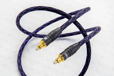 Cable óptico de vidrio DH Labs Silver Sonic Glass Master Toslink de 1 metro  Foto 1 de 2