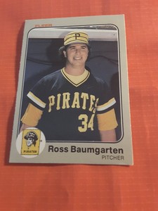 1983 Fleer - #302 Ross Baumgarten