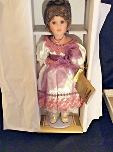 Muñeca victoriana de porcelana Seymour Mann MAUREEN edición limitada 1989 certificado de autenticidad 16" - Imagen 1 de 10