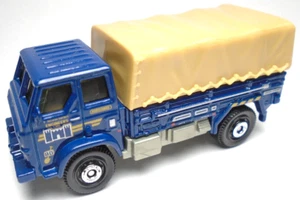 2018 MATCHBOX CAMO CONVOY #80 ENGINEERS BLUE 1:64 DIECAST 2 5/8" TRUCK W/ BEIGE - Picture 1 of 6