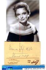 Dame Anna Neagle, Herbert Wilcox vintage signed postcard AFTAL#145