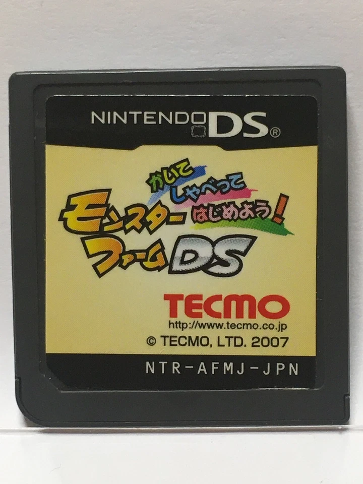 Nintendo DS Monster Farm Japanese Monster Bleeding Games TECMO - Image 1 of 1