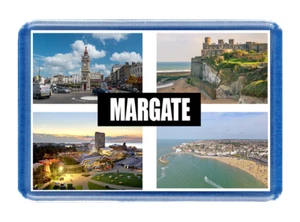Imán para nevera Margate - Tamaño grande (7 cm x 4,5 cm) - Gran idea de regalo - Turismo - Imagen 1 de 1