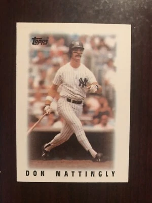 1986 Topps Mini Leaders #28 - Don Mattingly - New York Yankees - Image 1 of 2