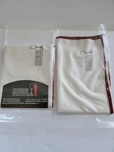 Riedel Microfiber Glass Cleaning Cloth Wipe Set Of 2 White Crystal One Size - Picture 1 of 5