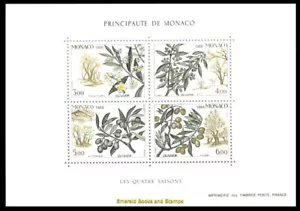 EBS Monaco 1988 - The Four Seasons - Olive Tree - Michel Block 41 - MNH** - Picture 1 of 1