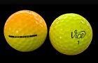 (12) Near Mint Vice Pro Plus Shade Yellow And Orange Golf Balls