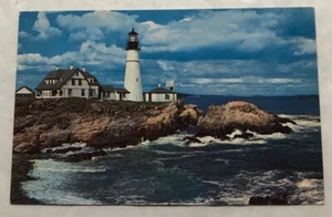 Portland Headlight, Maine. Postcard (I2) - Picture 1 of 2