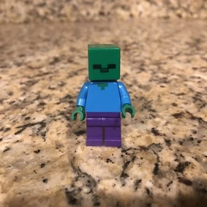 LEGO Mini Figure Minecraft Zombie dal Set 21118 - Foto 1 di 2