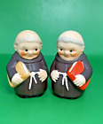 VTG Monk Friar Tuck Bible Hummel Goebel Porcelain Figurine Salt & Pepper Shakers