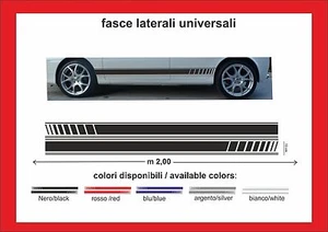 kit adesivi STICKERS fasce laterali SIDE BANDS 2m X 13cm - Foto 1 di 1