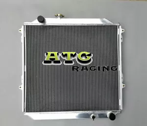 Aluminum Radiator For TOYOTA Hilux Surf KZN185 3.0L Diesel MT 1996-2002 97 98 99 - Picture 1 of 6