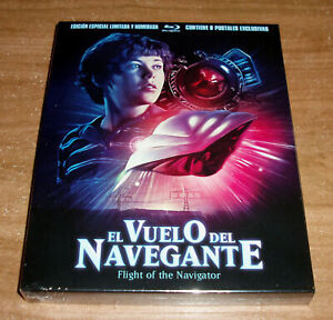 EL VUELO DEL NAVEGANTE (flight of the navigator)  BLU-RAY+8 POSTALES NUEVO A-B-C