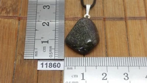 Pendentif JASPE + cordon reglable mineraux pierre roulée reiki bijou - Picture 1 of 1