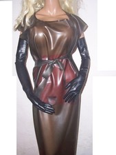 Spiel-Schulterschürze,Gummischürze,Latexschürze,Schürzenkleid, 0,5 stark