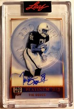 2023 Leaf Pro Set Pure Platinum Tim Brown Bronze Spectrum #P-TB1 Autograph /25