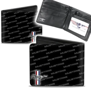 Ford Mustang Tri Bar Pony Pferd Logo Börse Wallet Kette Geldbörse Portemonnaie - Bild 1 von 1