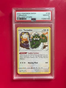 PSA 2022 Pokemon SWSH Tornadus Brilliant Stars #126 GEMA COMO NUEVO losa - Imagen 1 de 2