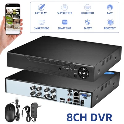 4 Channel H.265+ 5MP Lite DVR HD 1080P Recorder for Security Camera System CCTV - Image 1 of 4
