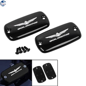 Tapa de cubierta de líquido de depósito de freno delantero negra apta para Honda Goldwing GL1500 GL1800 - Imagen 1 de 14