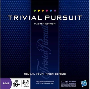 Trivial Pursuit Master Edition Trivia Board Game for Adults & Teens Ages 16 + - Picture 1 of 2