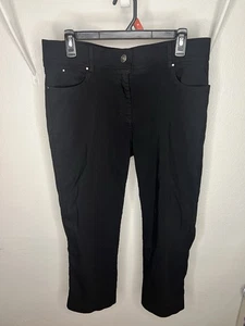 89th + Madison Womens Size 14 Black Stretch Pants - Picture 1 of 3