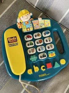 VTG 2002 tiger electronics talking Bob the builder telephone interactive Toy - Picture 1 of 14