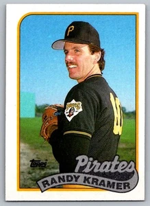 1989 Topps Randy Kramer Rookie Pittsburgh Pirates #522 - Picture 1 of 2