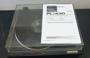 PIONEER giradischi vintage PL430 usato trazione diretta - Foto 1 di 6