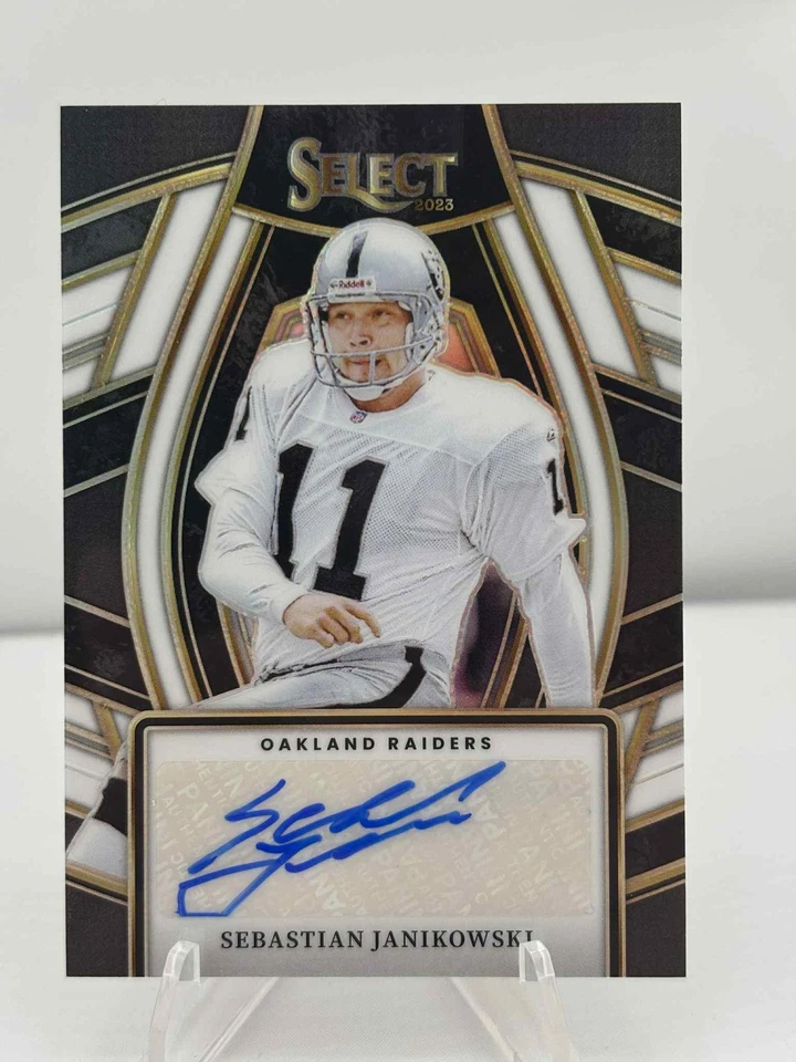 2023 Panini Select Prizm Sebastian Janikowski #SELS-SJA /50 - Image 1 of 2