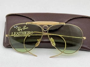 Vintage Ray-Ban B&L Shooter 62mm Gold 1980s Sunglasses – Rare Mint - Picture 1 of 20