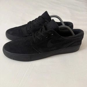 Nike SB Zoom Stefan Janoski Para Hombres Talla 11 Triple Negro Tenis Zapatos Informales Caminar - Imagen 1 de 24