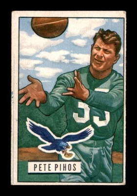 1951 Bowman #46 Pete Pihos   VGEX X3197869 - Image 1 of 2