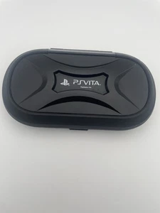 Sony Playstation PS Vita Hard Shell Vault Carrying Case Black Travel Holder - Picture 1 of 9