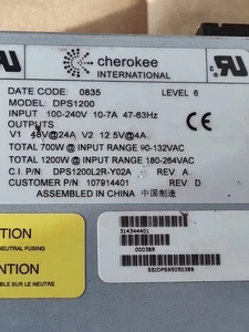 Cherokee Int DPS1200L2R-Y02A Rev B Power supply, V4000 - Picture 1 of 8