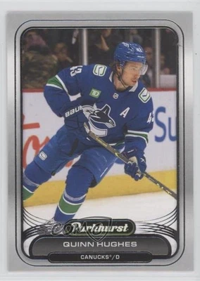 2023-24 Upper Deck Parkhurst Silver Foil Quinn Hughes #283 - Image 1 of 2