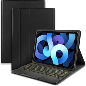 KOOCHUWAH Schutzhülle Mit Kabelloser Bluetooth-Tastatur 3.0, QWERTY, Mit Touchpa - Bild 1 von 11