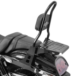 Sissy Bar CSM mit Gepäckträger für Harley-Davidson Dyna Fat Bob 10-17 schwarz - Bild 1 von 9