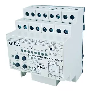 Gira 2129 00 KNX REG Heizungsaktor 6f Regler - Picture 1 of 2