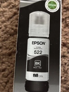 Original Epson 522 Ecotank T522120-S T522120-CP Schwarz Tinte VERSIEGELT - Bild 1 von 2