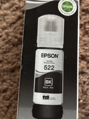 Tinta negra genuina Epson 522 Ecotank T522120-S T522120-CP SELLADA Foto 1 de 2