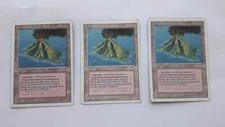 mtg magic VOLCANIC ISLAND revised