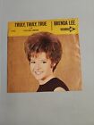 Brenda Lee - Truly Vrai - Record Manche Seulement (45RPM 7 ”) (AA43)