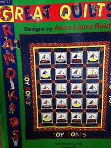 Great Quilts for Grandkids By Anna Laura Reidt Quilt Block Designs Book WE62469 - Imagen 1 de 2