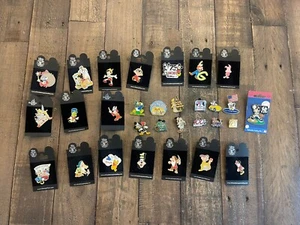 Lot of 30 Disney Disneyland Pins Limited Edition and Others Most On Backer Cards - Picture 1 of 10