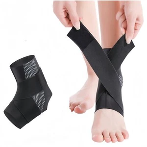 2Pcs Ankle Brace Adjustable Breathable Compression Ankle Support for Men & Women - Picture 1 of 12